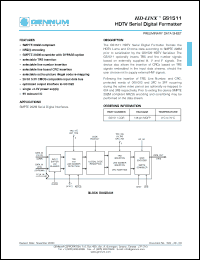 Click here to download GS1511-CQR Datasheet