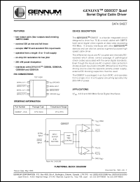 Click here to download GS9007-CKA Datasheet