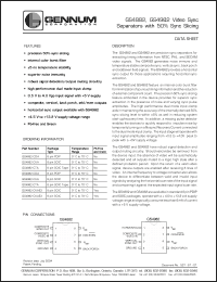 Click here to download GS4982-CTA Datasheet