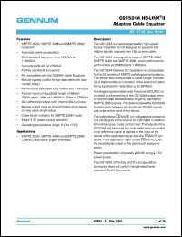 Click here to download GS1524A Datasheet