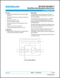 Click here to download GS1578A Datasheet