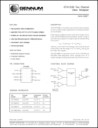 Click here to download GT4123BCKAE3 Datasheet