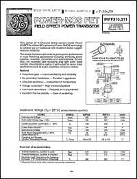 Click here to download IRFF310 Datasheet