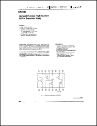 Click here to download CA3083 Datasheet