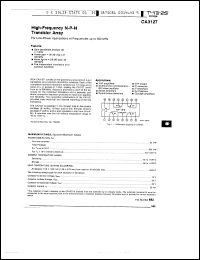 Click here to download CA3127E Datasheet