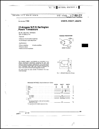 Click here to download 2N6578 Datasheet