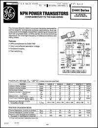Click here to download D44H1 Datasheet