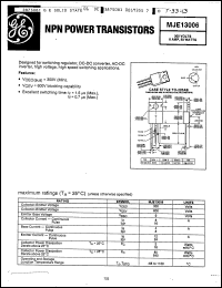 Click here to download MJE13006 Datasheet