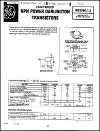 Click here to download GE5062 Datasheet