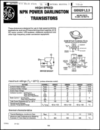 Click here to download GE6253 Datasheet