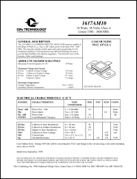 Click here to download 1617AM10 Datasheet