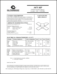 Click here to download 1075MP Datasheet