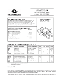 Click here to download DMEG250 Datasheet