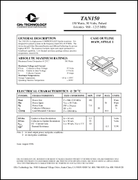 Click here to download TAN150 Datasheet