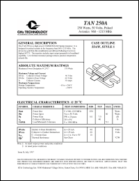 Click here to download TAN250 Datasheet