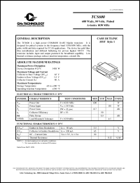 Click here to download TCS600 Datasheet