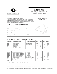 Click here to download UMIL100 Datasheet