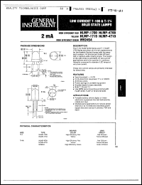 Click here to download HLMP-1719 Datasheet