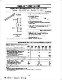 Click here to download 1N4245 Datasheet