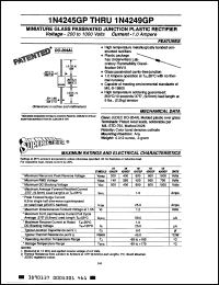 Click here to download 1N4249GP Datasheet