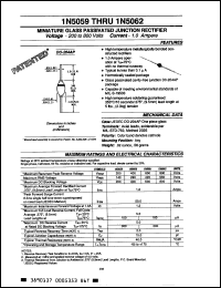 Click here to download 1N5061 Datasheet