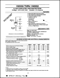 Click here to download 1N5552 Datasheet