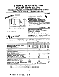 Click here to download BYM07-300 Datasheet