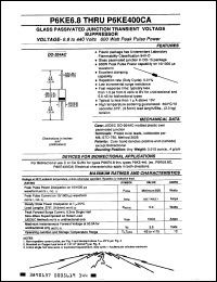 Click here to download P6KE180C Datasheet