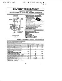 Click here to download SBLF540CT Datasheet
