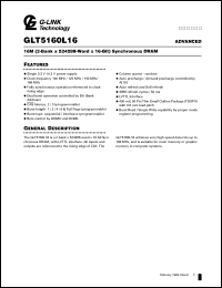 Click here to download GLT5160L16-7TC Datasheet