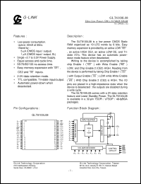 Click here to download GLT6100L08LL-100ST Datasheet