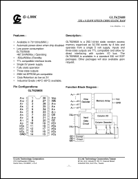 Click here to download GLT625608-10TS Datasheet