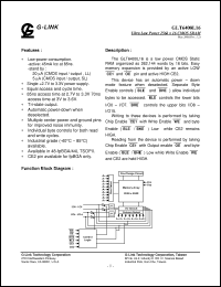 Click here to download GLT6400L16LL-70 Datasheet