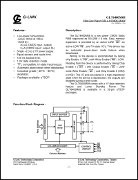 Click here to download GLT6400M08LL-120 Datasheet