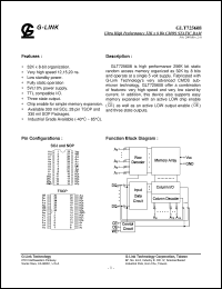 Click here to download GLT725608-20TS Datasheet