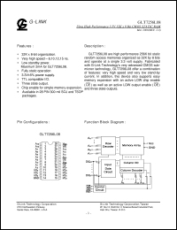 Click here to download GLT7256L08-15TS Datasheet