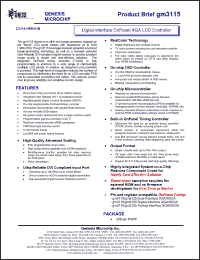 Click here to download gm3115 Datasheet