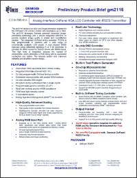 Click here to download gm2116 Datasheet