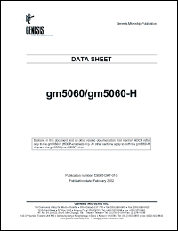 Click here to download gm5060H Datasheet