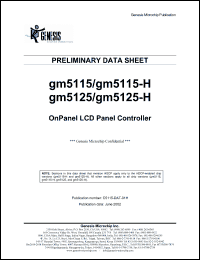 Click here to download gm5115 Datasheet