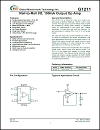 Click here to download G1211 Datasheet