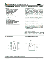 Click here to download G1213 Datasheet