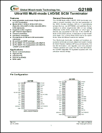 Click here to download G218BT-D3 Datasheet