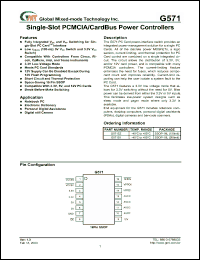 Click here to download G571SZ Datasheet