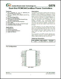 Click here to download G576 Datasheet