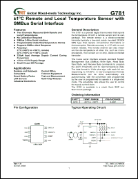 Click here to download G781 Datasheet