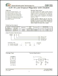 Click here to download G5131-33-T13UF Datasheet