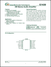 Click here to download G1430Z4T Datasheet