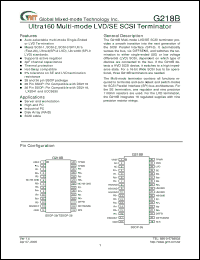 Click here to download G218BT-S5F Datasheet