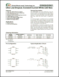 Click here to download G5921 Datasheet